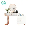 2019 New luxury white color vanity makeup table vanity dressing table
