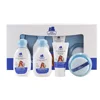 Custom brand high quality baby skin care spa bath set gift box for children