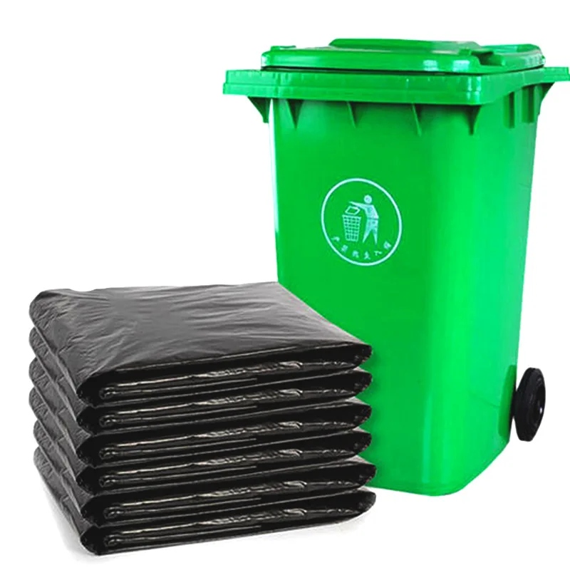 Heavy Duty Extra Large Bin Liners Garbage Trash Bags Black Plastic Bags