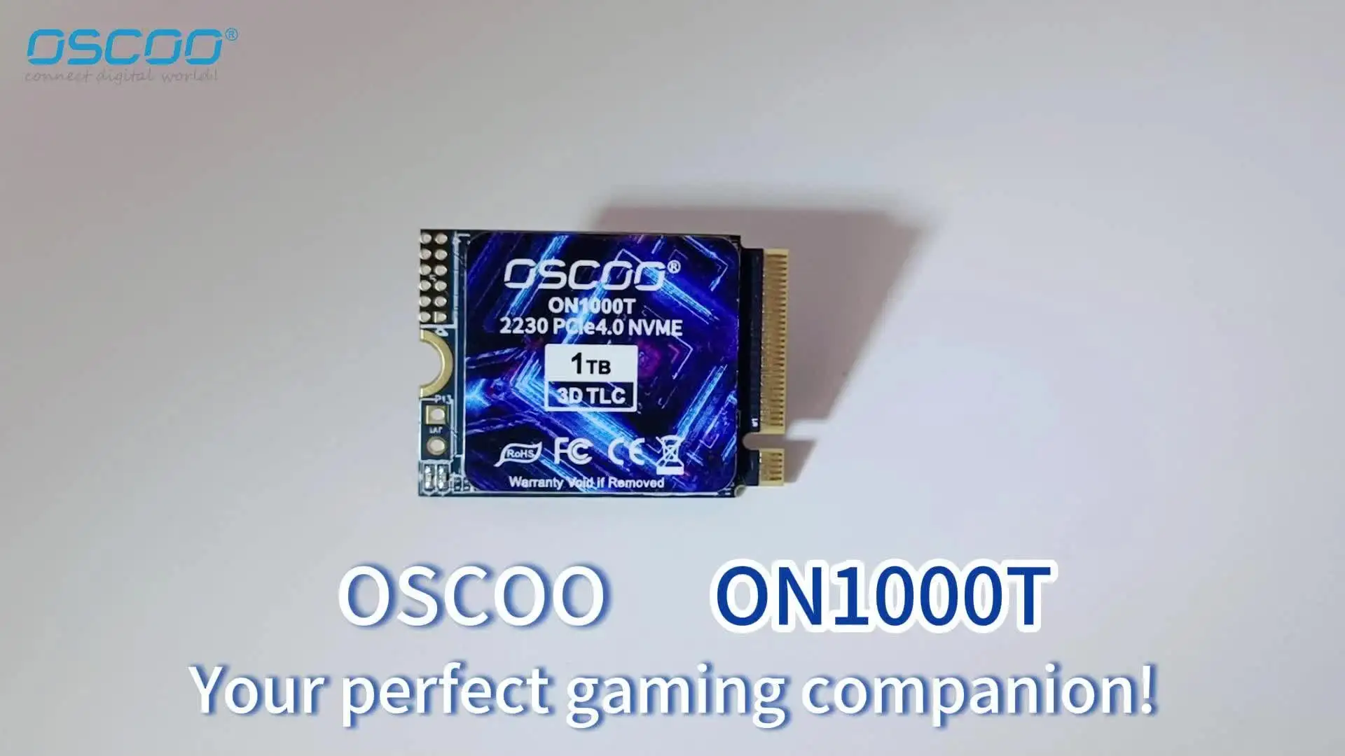 OSCOO 1TB M.2 2230 PCIe 4.0 NVMe SSD - High-Speed 500GB & 2TB 