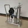 25/10/5/1 Micron 1/2/3 Stages Stainless Steel Tank Bag Filter Equipment with Booster Pump