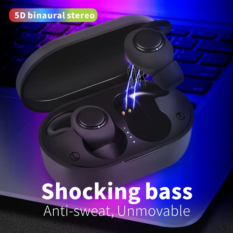 OEM ODM In-ear mini earphones bluetooth wireless earbuds TWS A13 with IPX5 level waterproof function - ANKUX.COM