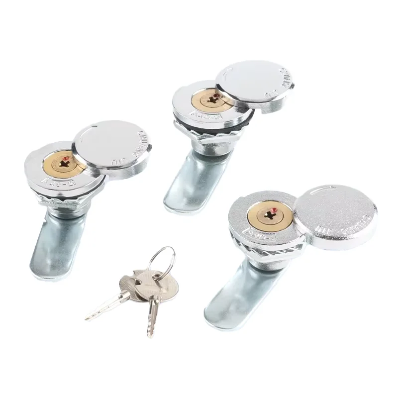 A40-2 Cabinet Lock Waterproof Dustproof Cylindrical Telecom Box Lock Cam Lock Distribution Electrical Cabinet Cutting factory