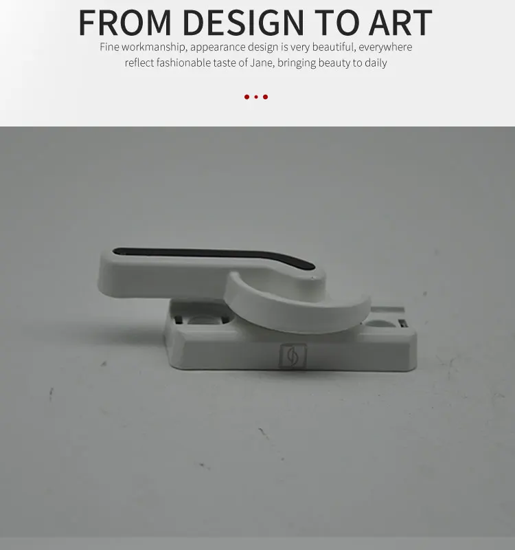 Aluminum sliding window crescent window lock