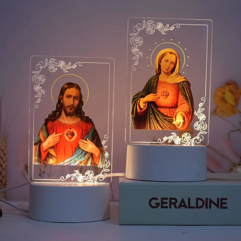 Wholesale Christian Jesus Virgin Mary Statue Product Baby Decor Favor