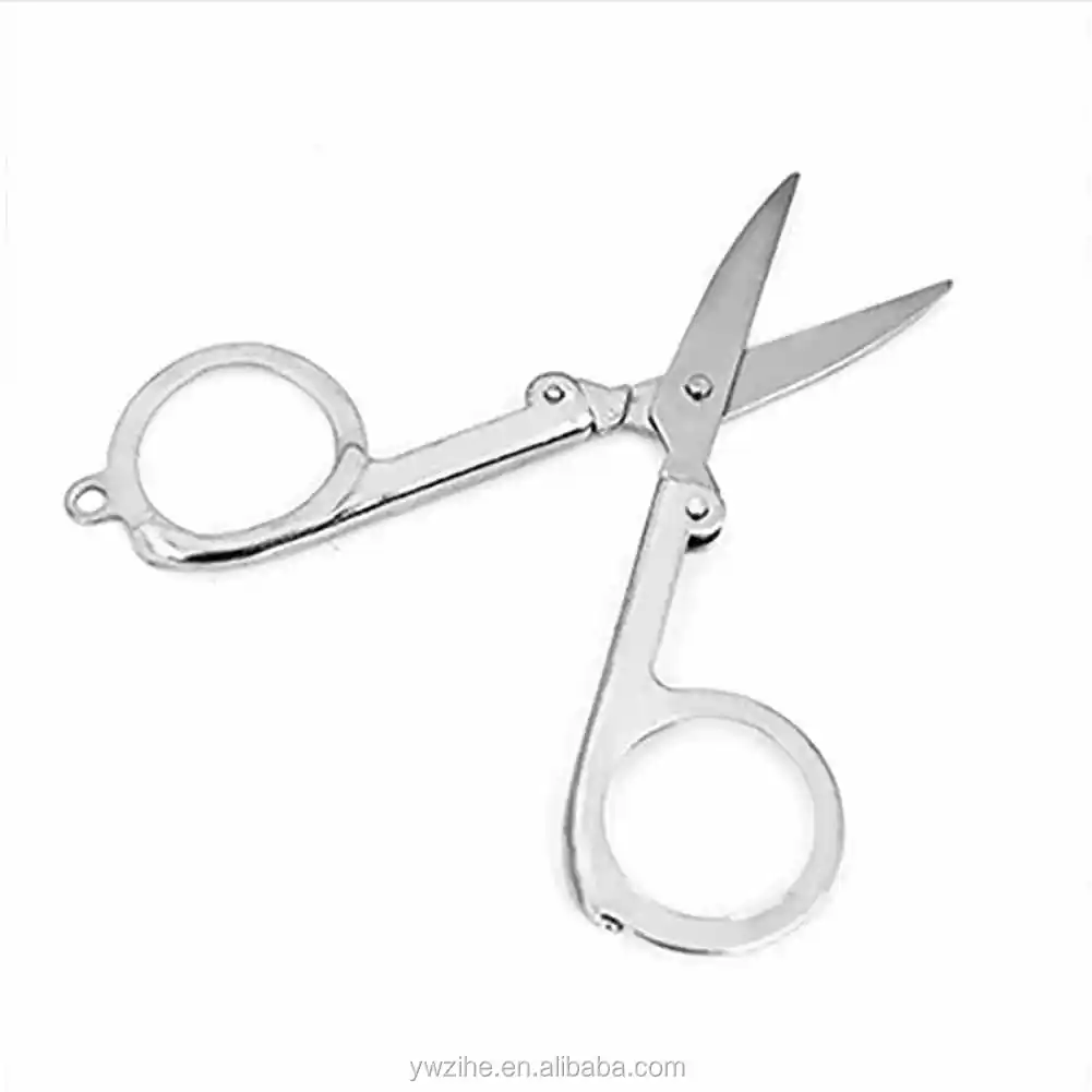 Useful Mini Handy Folding Scissors Stainless Steel Travel Pocket Multi User New 