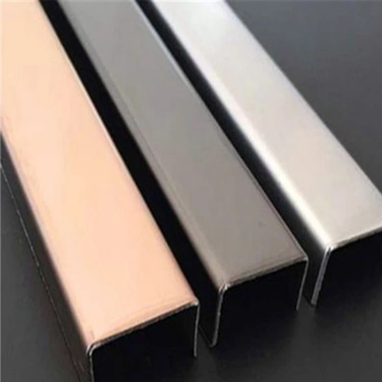 stainless steel polishing stain decorative color  U- channel tile trim for wall decoration