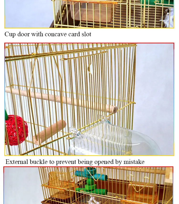 Chinese Manufacturers Wrought Iron Large Flight Bird Canary Cage For