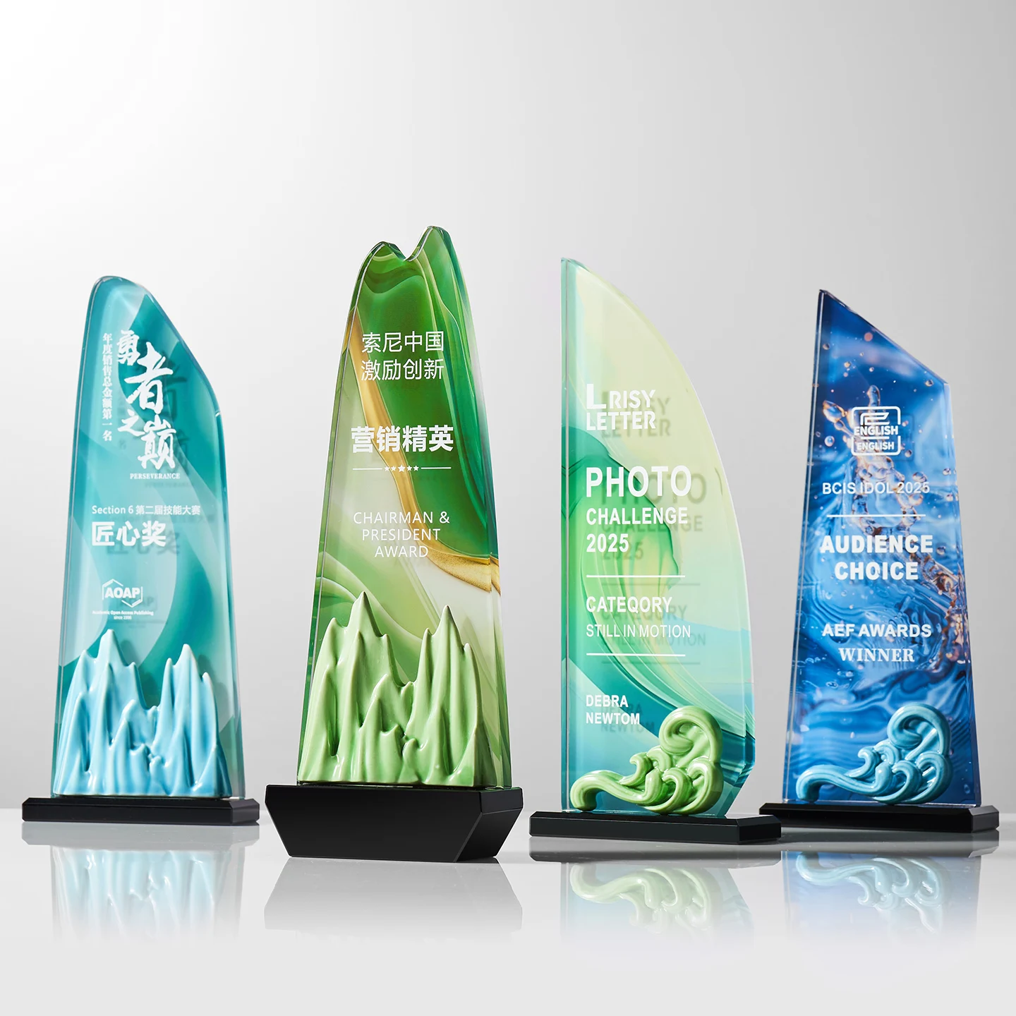 product outstanding employee crystal trophy for leadership promotion other crystal crafts wdy 0421-9