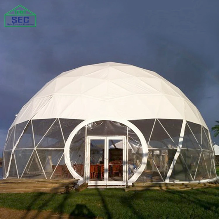 Glamping Dome Glass Large Permanent Round Tent Homes - Buy Large Tent ...