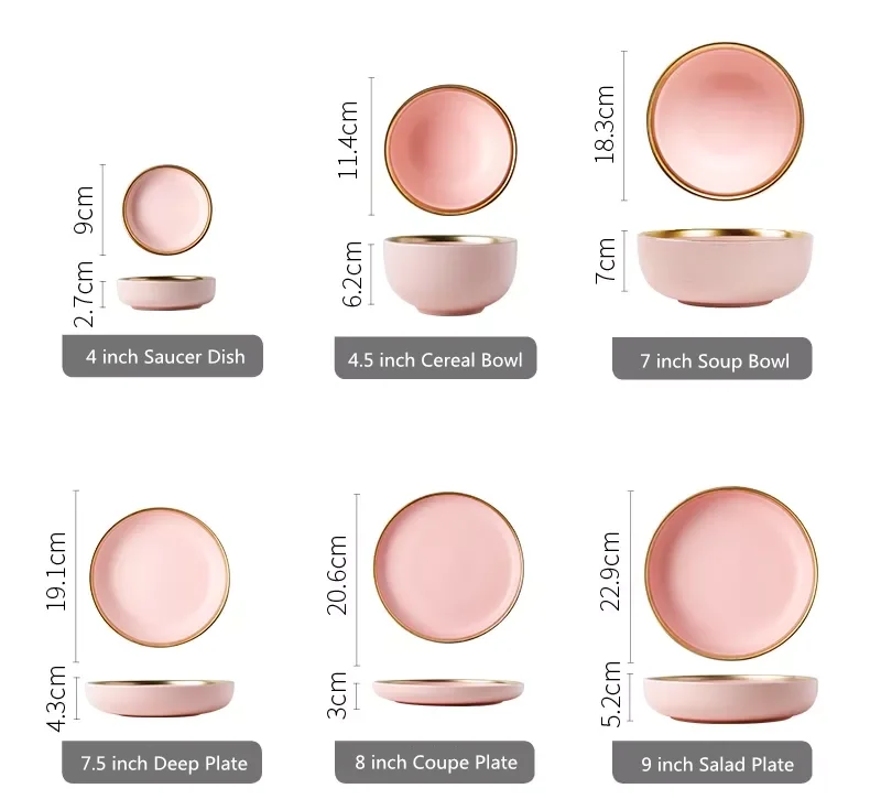 Hotel Supply Plates Sets Dinnerware Sets for 12 Pcs Porcelain Tableware Dinner Sets Ceramic Charger Plate Dish Custom Logo supplier