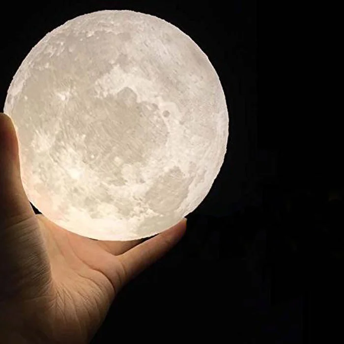 Moon Lunar Light 12 Dimmable Touch Control Moon Lamp 3d Printing ...