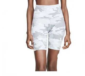 grey camo biker shorts