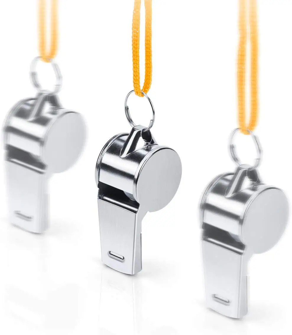 Customized Logo Promotional Metal Whistle Buy Whistle,Metal Whistle,Whistle With Lanyard