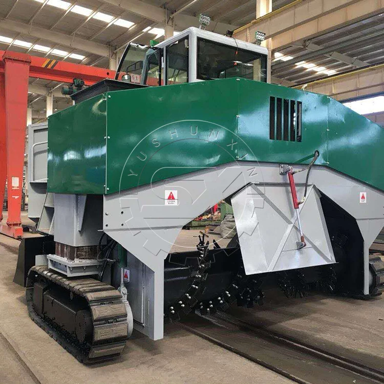 Crawler Walking Manure Compost Turner Machine Equipment For Sale Buy Crawler Walking Manure