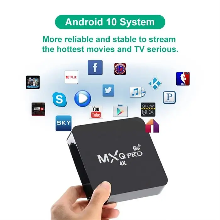 Gys Mxq Pro 4k 5g Smart Android Tv Box 1gb Ram 8gb Rom Tv Box Mxqpro