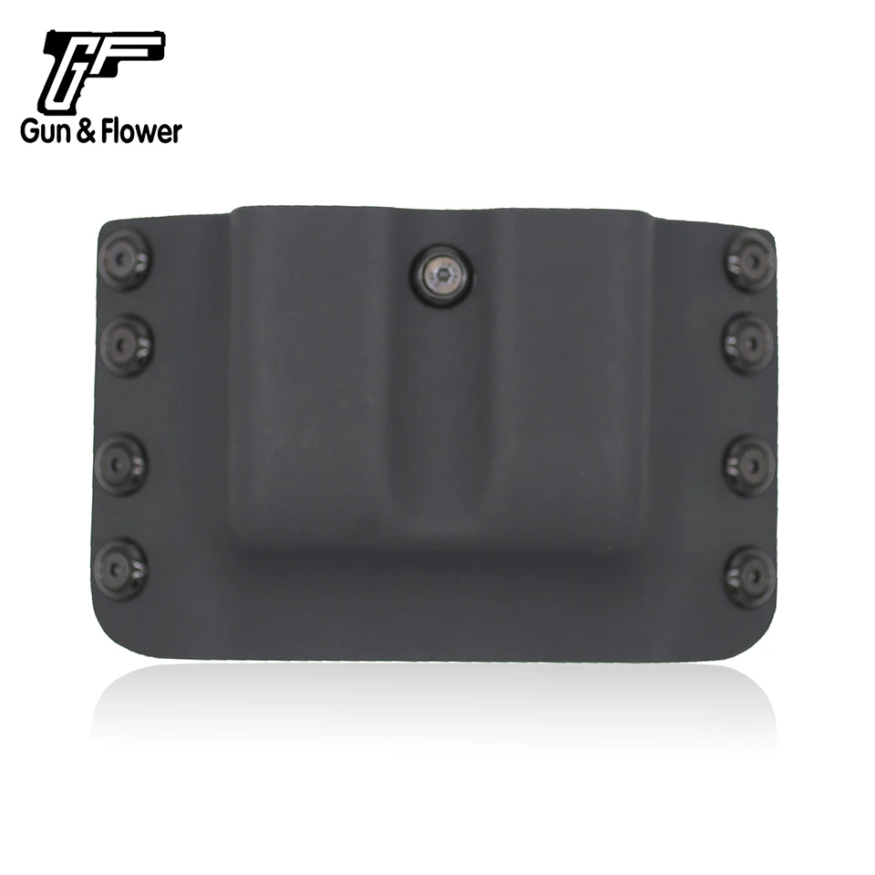 Fits 1911 Single Stack Mags 1911 Leather Combat Double Magazine Holder 