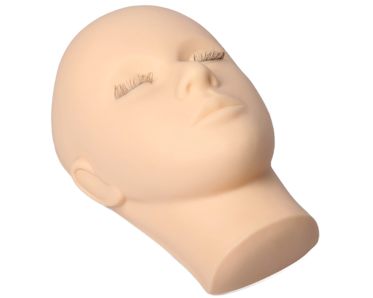 Female Mannequin Flat Head Practice Make Up Model Eyelash Extensions ...
