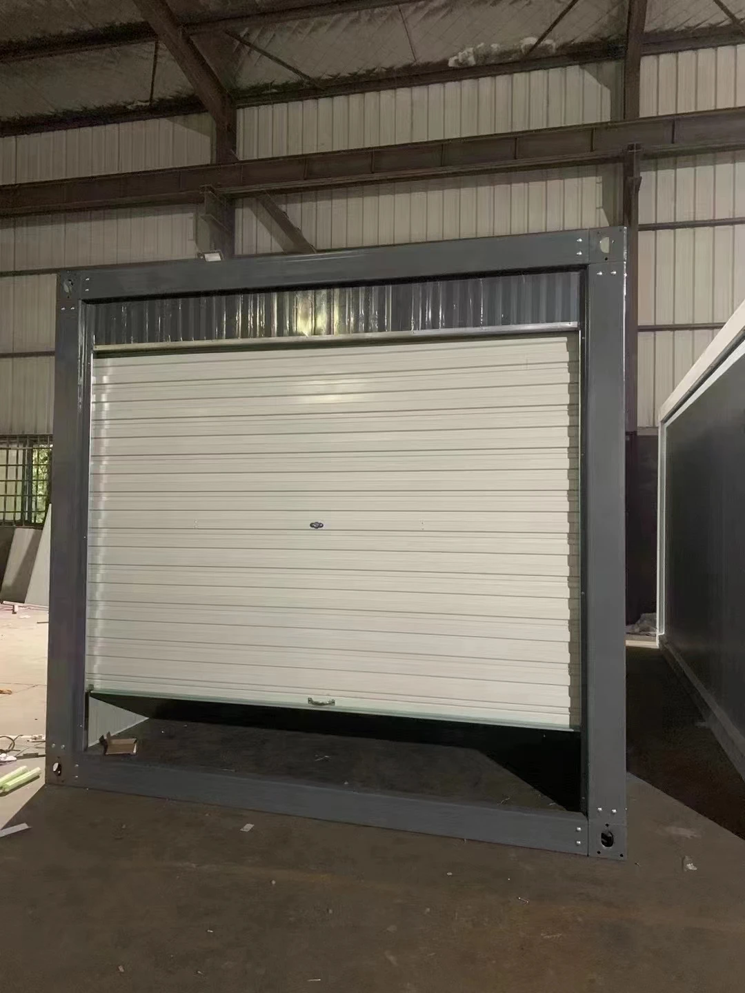 Car Storage Container House Customize Roll Down Door Cheap Prefab House