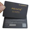 Attractive pvc business card with gold stamping, hologram, convex code printing