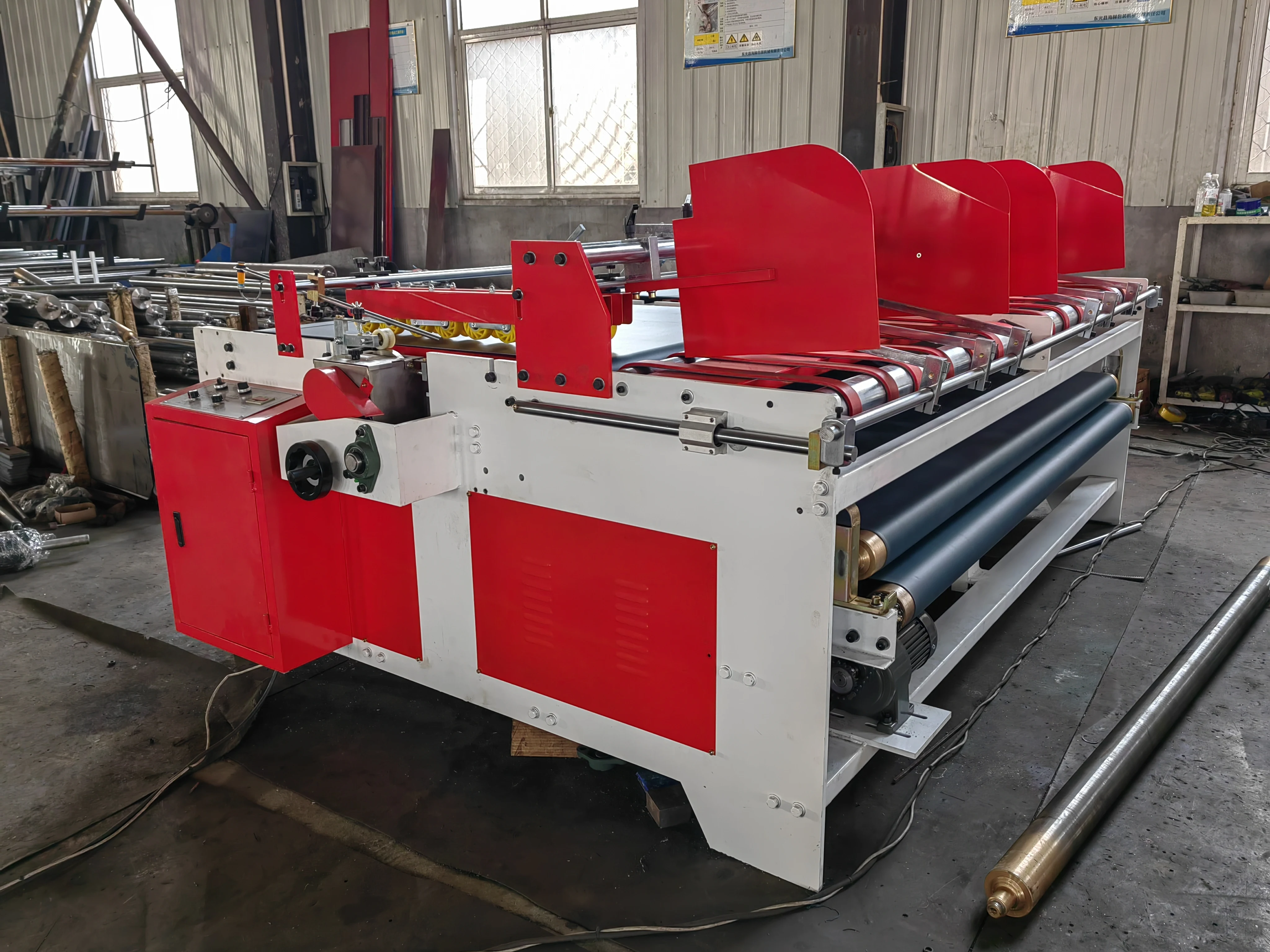 Automatic Double Station Box Gluing Machine for Wood Packaging High ...