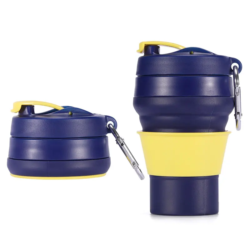 Portable Oem Eco Friendly Collapsible Travel Coffee Mug Silicone