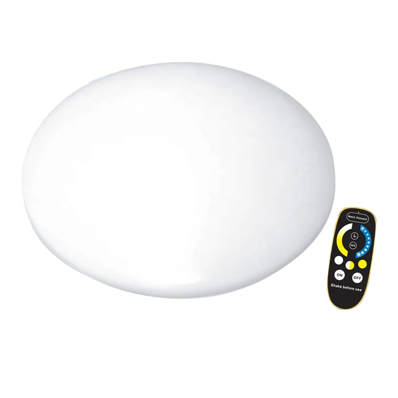 large size round shape 60cm 80cm 100cm led ceiling light fixture with remote control