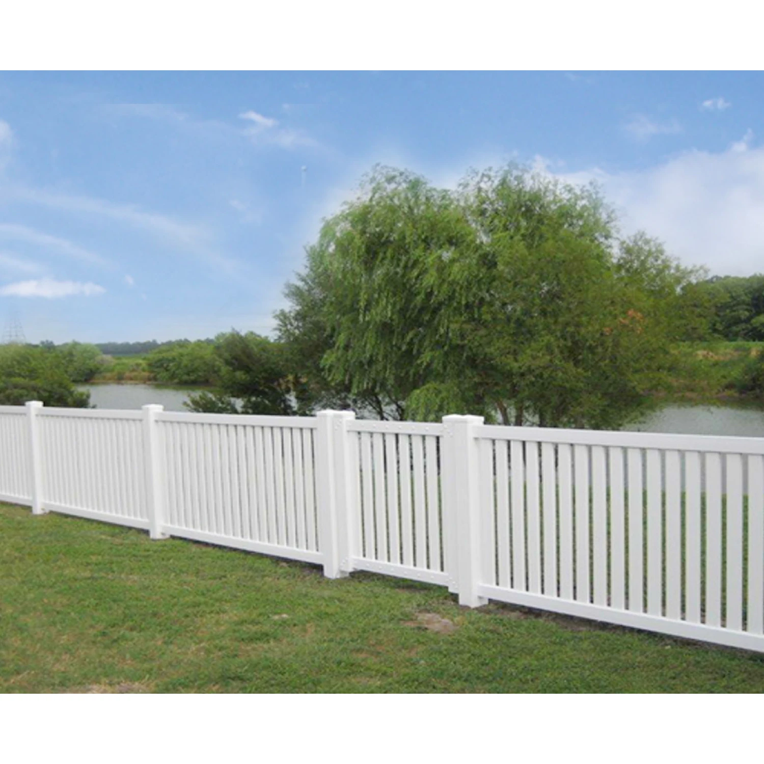 High Quality Pvc Fence Plastic Vinyl Pvc Fence/ Privacy Fence/ Garden