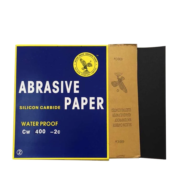 
Wet And Dry Sand Paper Silicon Carbide Waterproof Abrasive Sandpaper 
