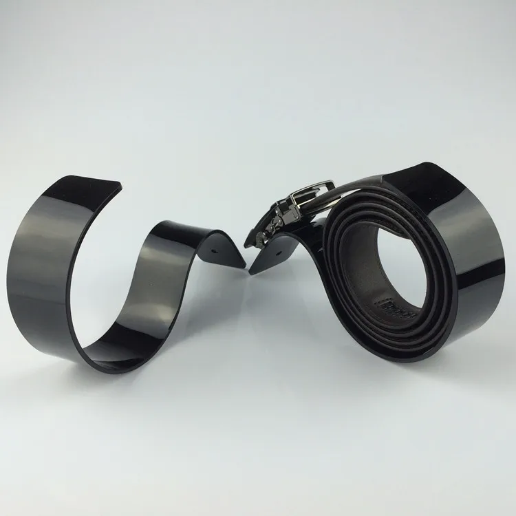 Retail Wholesale Clear Acrylic Belt Display Rack Belt Exhibition Stand