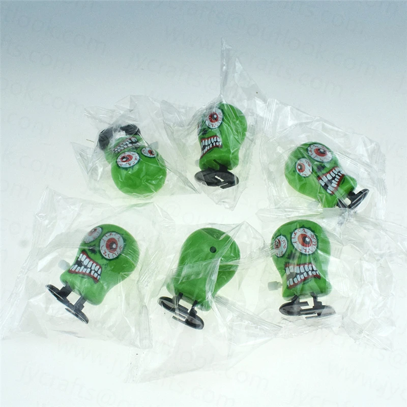 万圣节礼物令人毛骨悚然的骨架上紧发条玩具嘉年华奖品礼包填料复活节