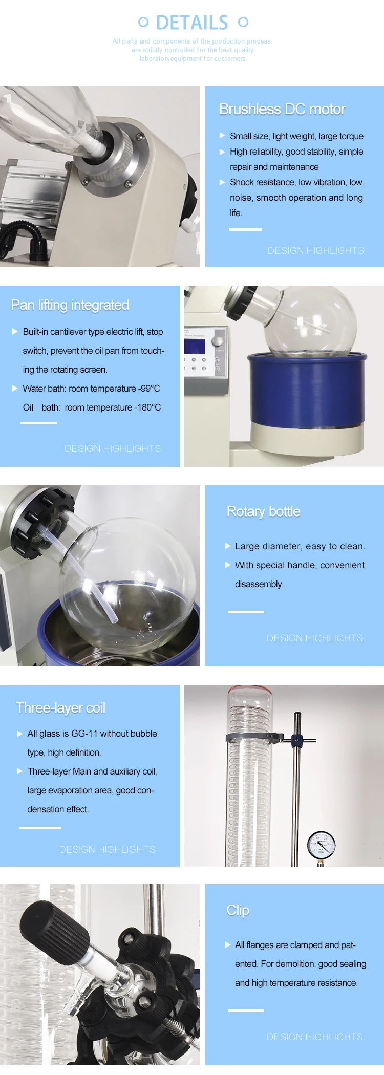 R-1010 Digital 10L Vacuum Rotary Evaporator With Good Price