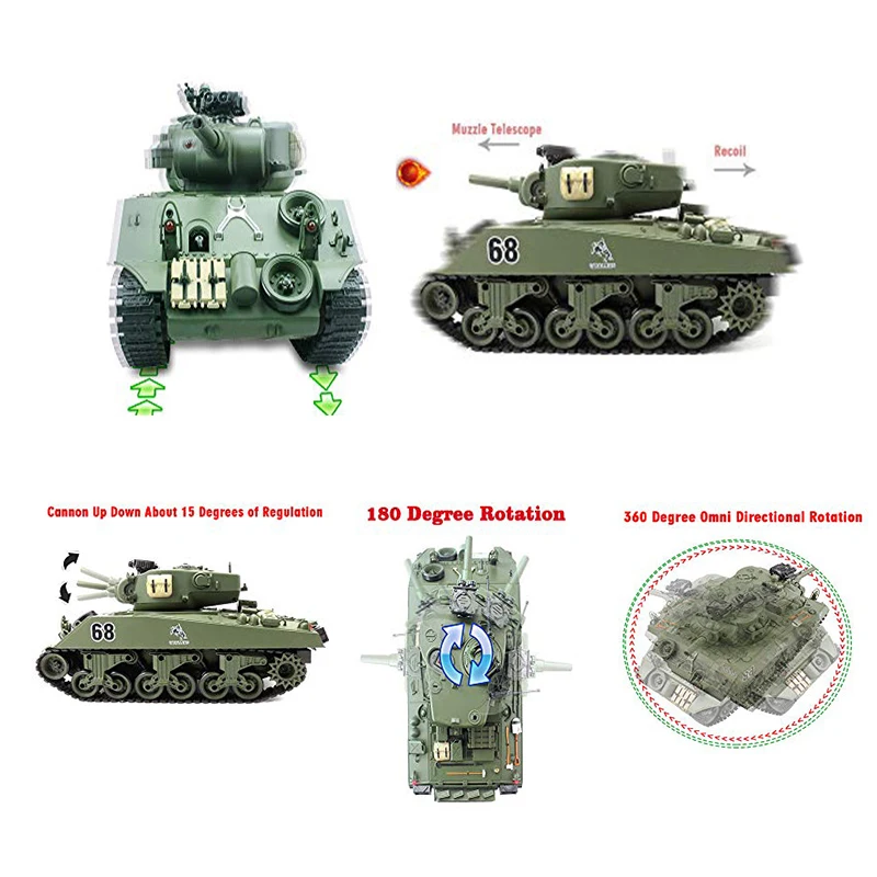 henglong rc tank 1:16 russian t-90 2.4ghz main battle tank with simulation smoke bb bullets