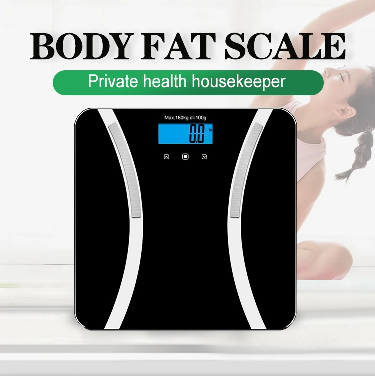 High Precision Digital Body Fat Measuring Device Health Analyser Fat Muscle Weight Scale With