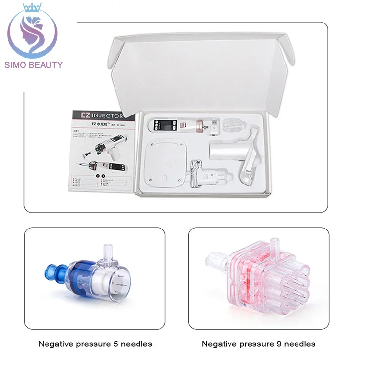 Negative Pressure Cartridge Face Care 5 pins 9 pins Disposable Water EZ Vacuum Mesotherapy Injection Needles