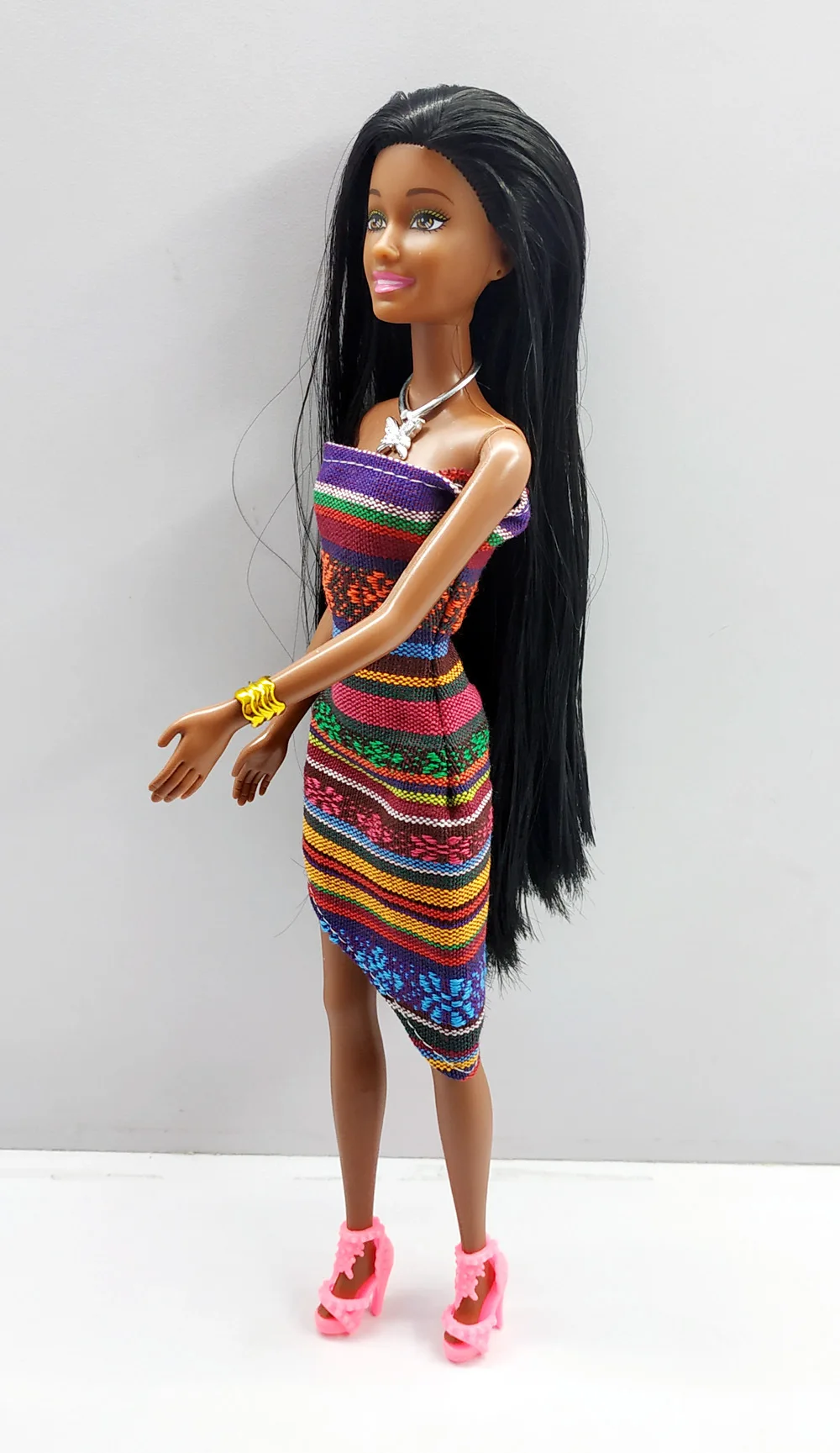 plastic doll hair