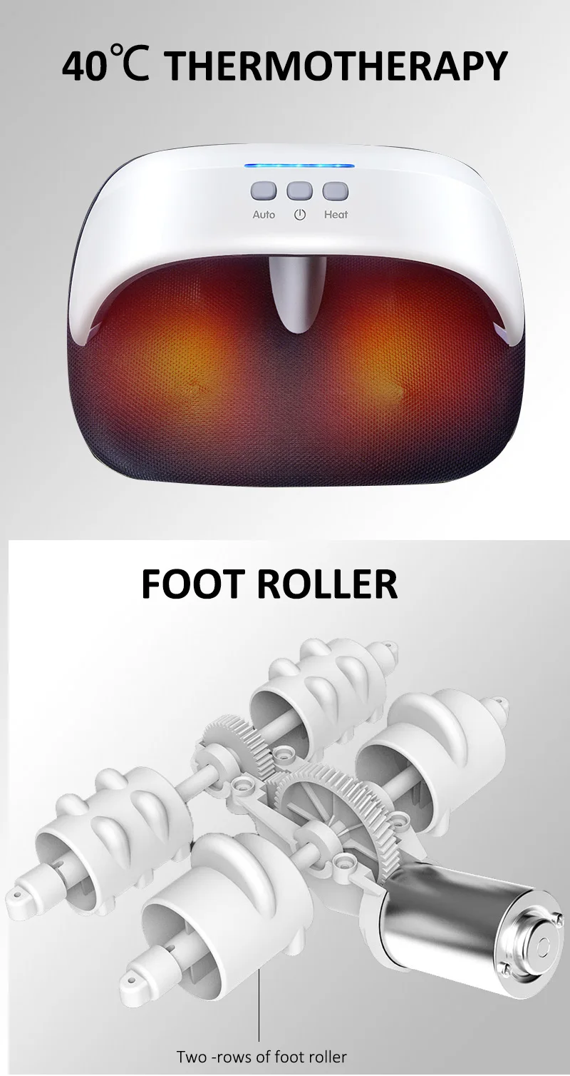 New Products 3D Vibrating Electric Roller Foot Massager