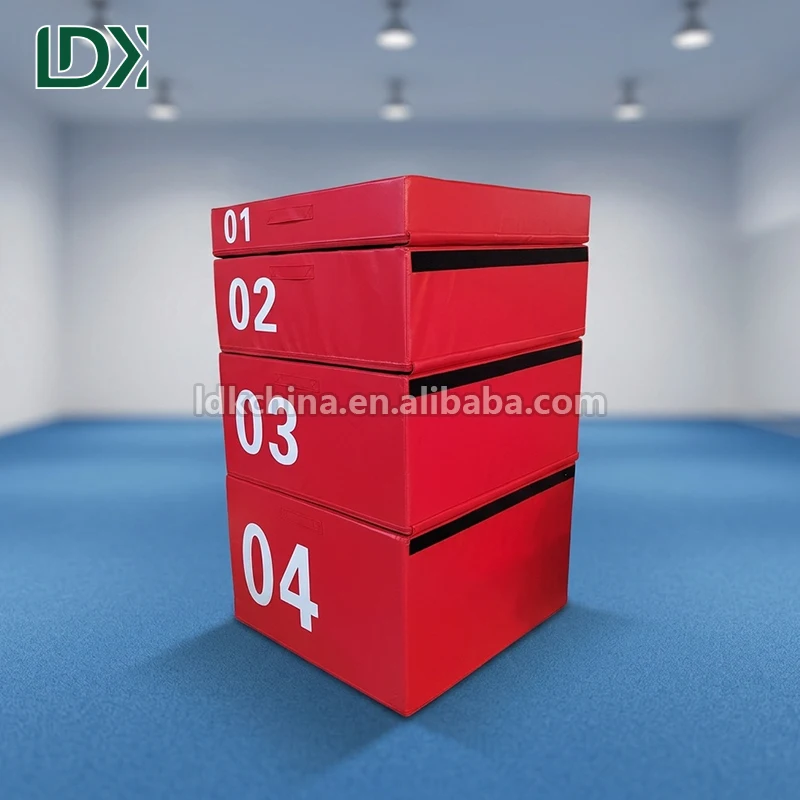 LDK Plyo Soft Jumping Box Kids Gymnastics Training Equipment Vaulting Folding Mat
