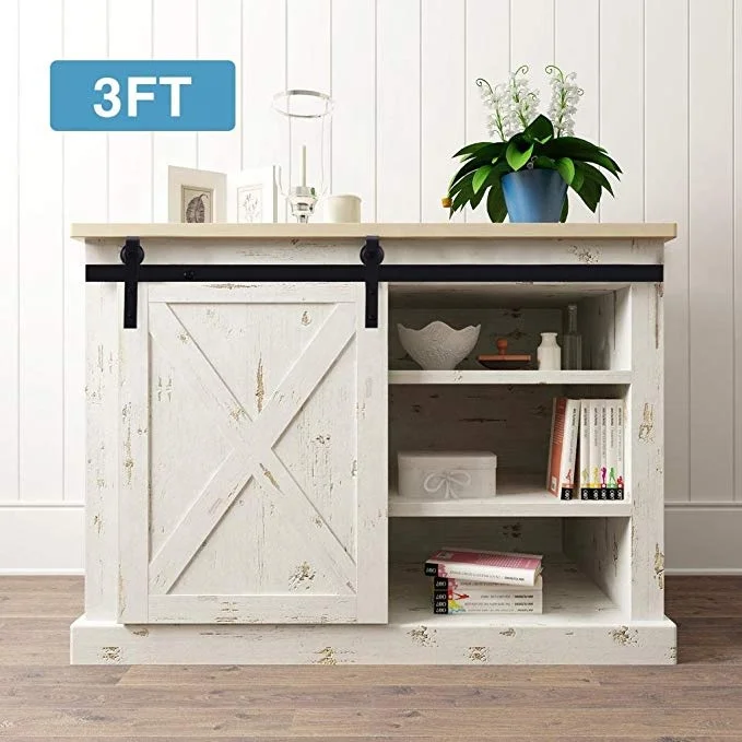 3 Ft Mini Barn Door Hardware Kit Sliding Door Hardware Track