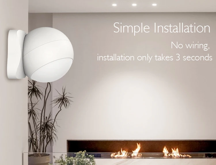 Wireless Human Body Infrared Detector Sensor For Smart Home Automation Security System - ANKUX.COM
