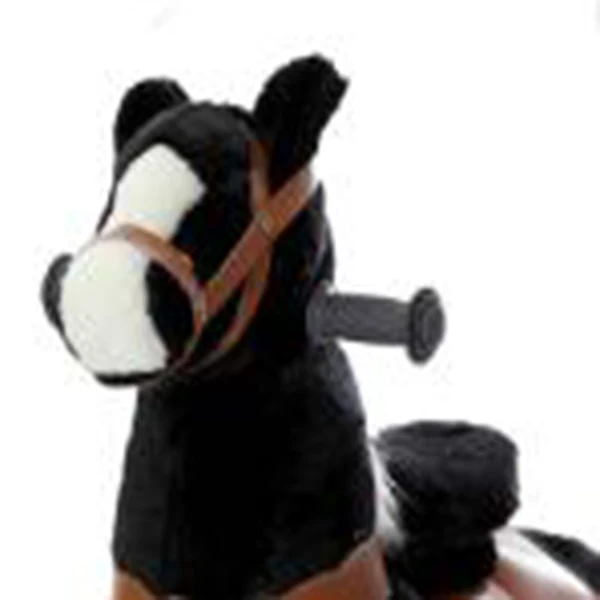 chrisha playful plush rocking horse