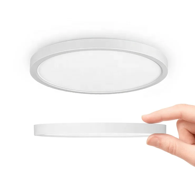 Multi cct dimming driver adjustable ceiling led  indoor round plastic covers smart panel light