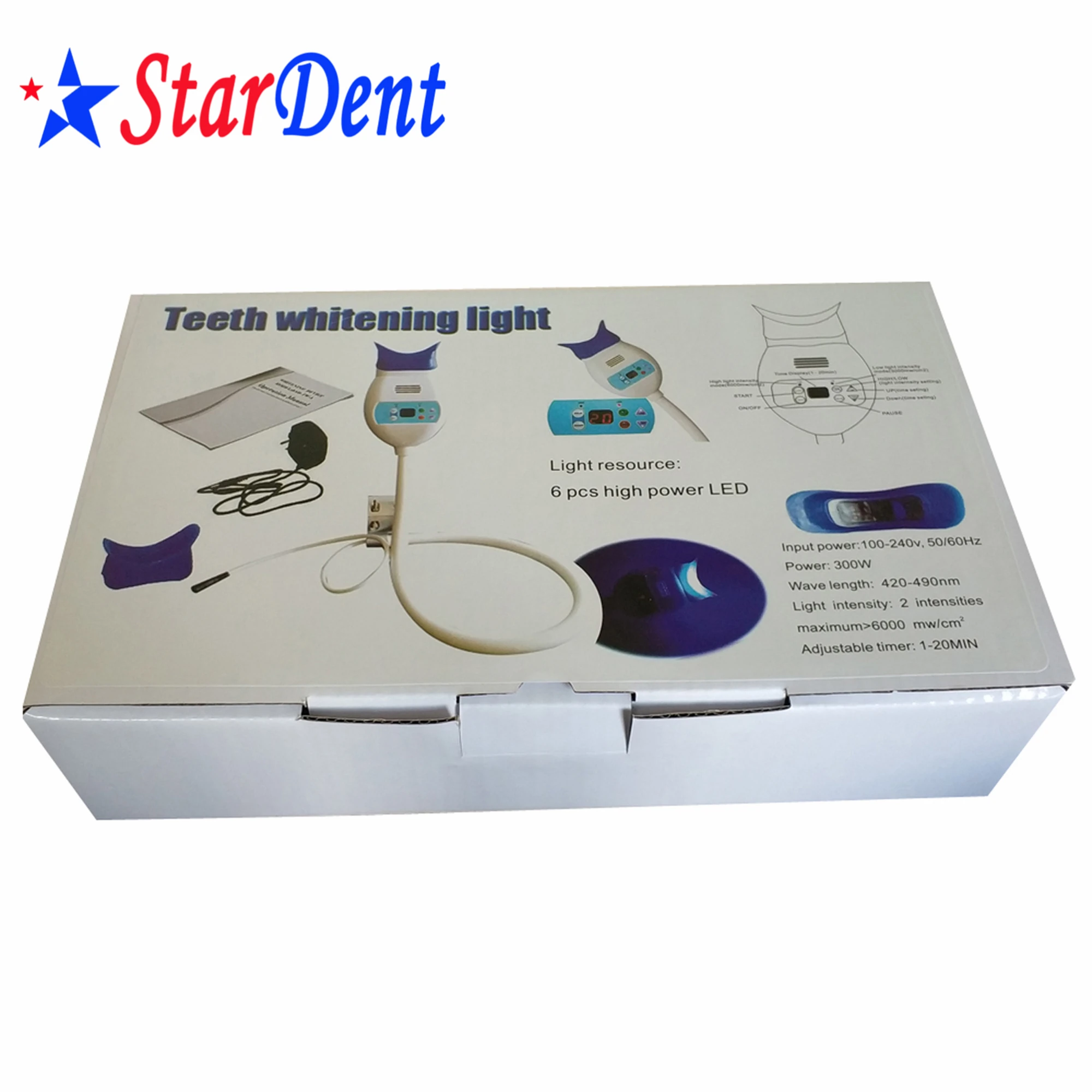 Dental Teeth Whitening Machine Laser Teeth 6 Pcs High Power Led