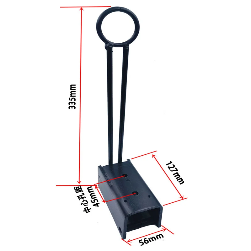 product turnover car traction hook line rod trailer rod material cart frame device connection station accessories special lean pipe 1000-16
