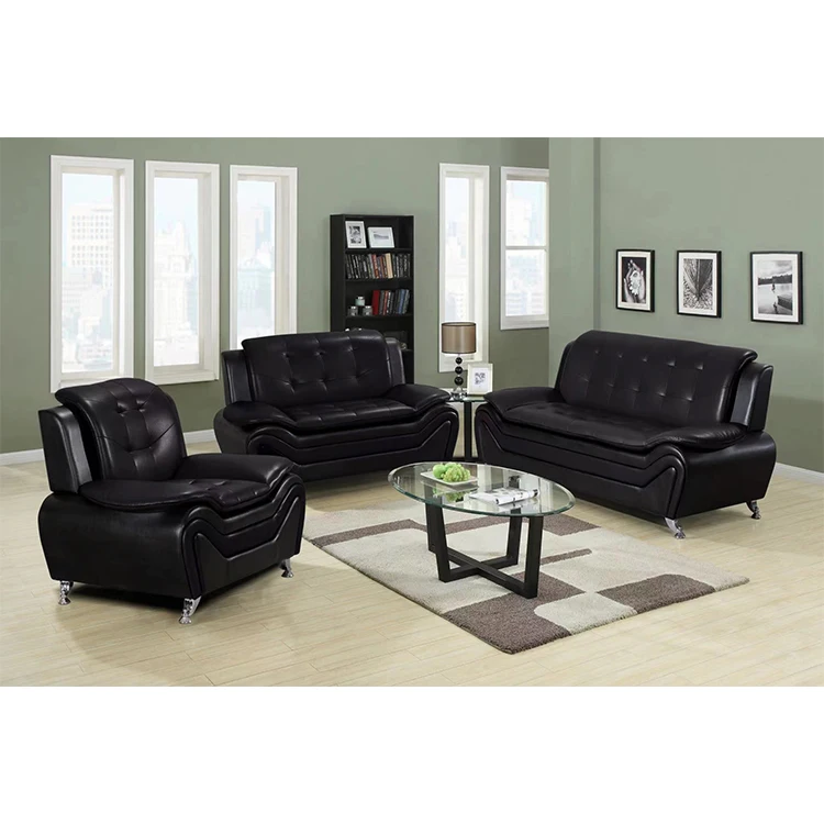 Modern Hot Sell Cheap House Furniture Living Room Couch Leather