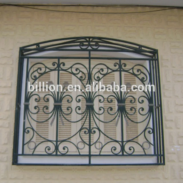 2012 Cast Iron Safety Window for Wrought Iron Grille Design