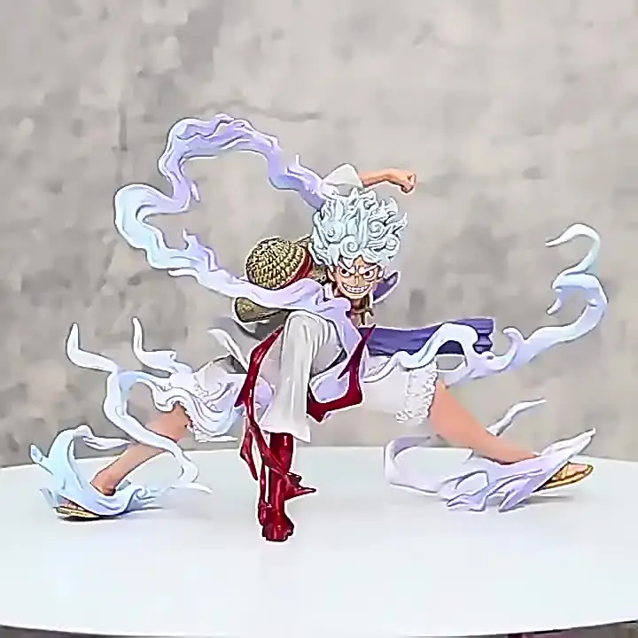 Sun God Nikka Five Luffy Squat Second Gear Fruit Awakening White