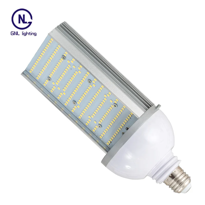 GNL E27 E40 Led Corn Bulb 180 Degree For Roadway Street Light 50w 60w 80w