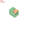 KF141R 3 pin spring terminal block connector 2.54MM pitch right angle 3PIN 3P FOR pcb mounted splicing