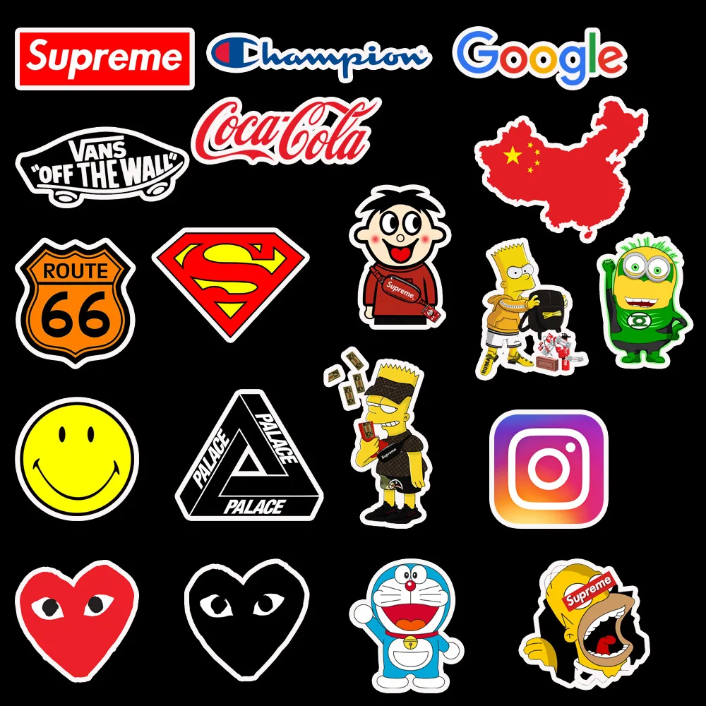 Cute Pink Stickers Pack 46 Pcs Suitcase Pink Aesthetic Stickers Vinyl